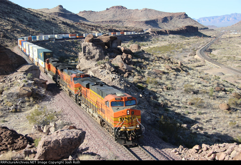 BNSF 7677, BNSF 4612 & BNSF 4001